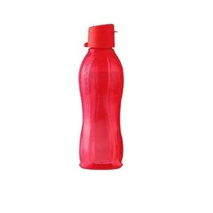 Tupperware eco water bottle - red glitter
